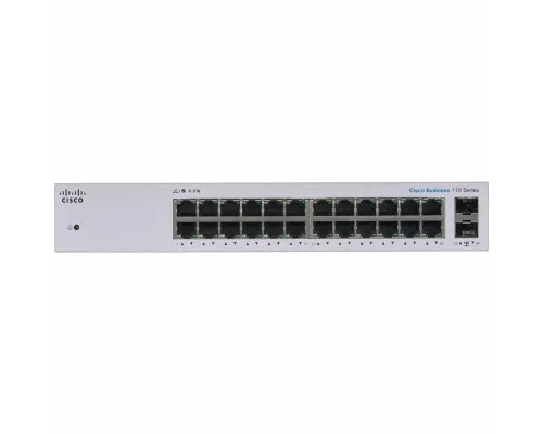 Комутатор мережевий Cisco CBS110-24T-EU