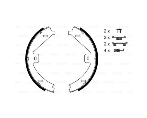 Тормозные колодки Bosch 0 986 487 752