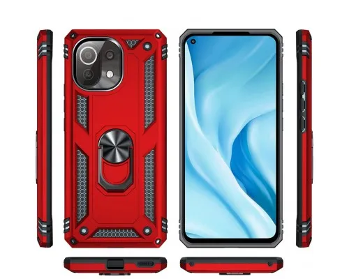 Чохол до мобільного телефона BeCover Military Xiaomi Mi 11 Lite / Mi 11 Lite 5G Red (706644)