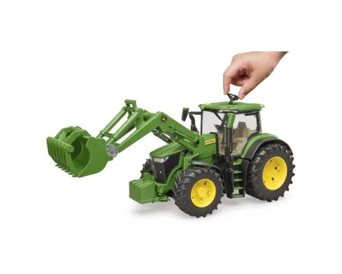 Спецтехника Bruder трактор John Deere 7R 350 с погрузчиком (03151)