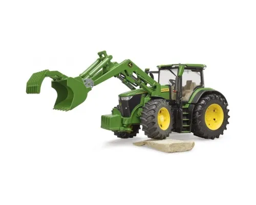 Спецтехника Bruder трактор John Deere 7R 350 с погрузчиком (03151)