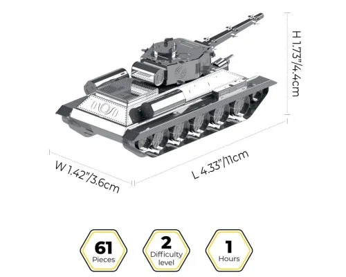 Конструктор Metal Time коллекционная модель T-34/85 (MT071)
