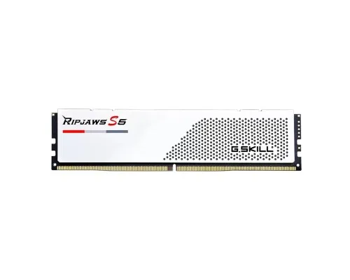 Модуль памяті для компютера DDR5 32GB (2x16GB) 6000 MHz Ripjaws S5 G.Skill (F5-6000J3040F16GX2-RS5W)
