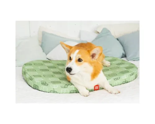 Чохол на матраци для тварин WAUDOG Relax Зелене листя М 80х55 см (1309-0108)