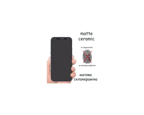 Стекло защитное Drobak Matte Ceramics Apple iPhone 14 (535324) (535324)