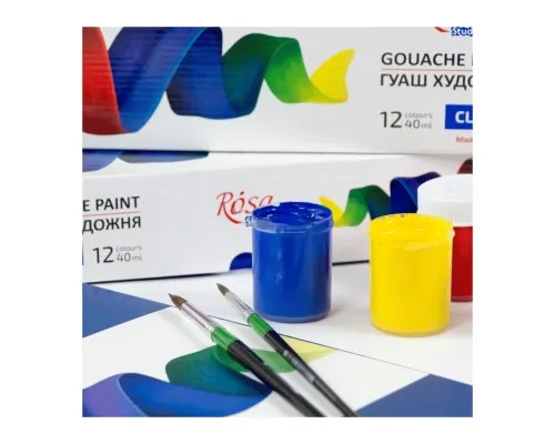 Гуашеві фарби Rosa Studio Classic 12 кольорів 40 мл special box (4823098531616)