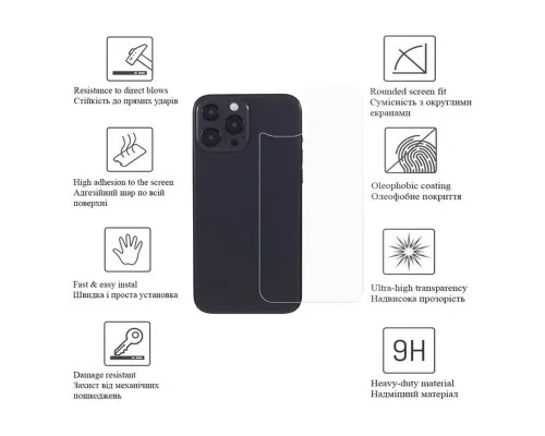 Скло захисне Drobak back panel Apple iPhone 14 (535320)