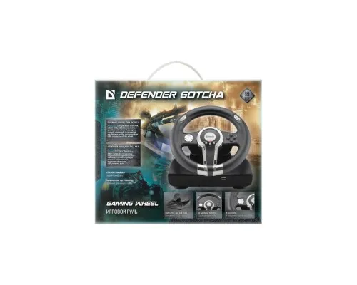 Руль Defender Gotcha PC/PS3/PS4 (64398)