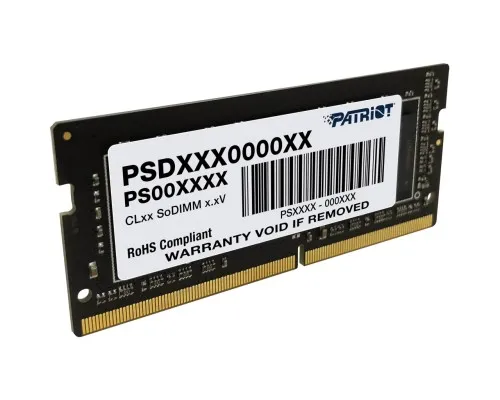 Модуль памяти для ноутбука SoDIMM DDR4 16GB 2666 MHz Signature Line Patriot (PSD416G266681S)