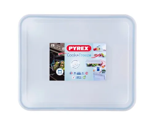 Форма для випікання Pyrex CookFreez з кришкою прямокутна 27 х 22 х 9 см 4 л (244P000/7643)