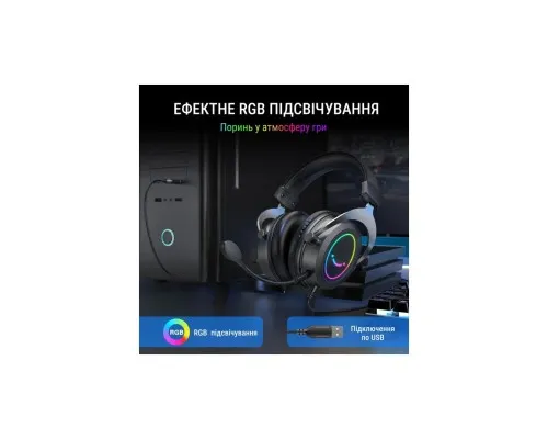 Наушники Fifine H3 RGB Black (H3)