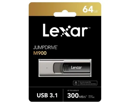 USB флеш накопитель Lexar 64GB JumpDrive M900 USB 3.1 (LJDM900064G-BNQNG)