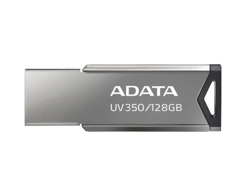 USB флеш накопитель ADATA 128GB UV350 Metallic USB 3.1 (AUV350-128G-RBK)