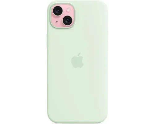 Чехол для мобильного телефона Apple iPhone 15 Plus Silicone Case with MagSafe - Soft Mint,Model A3124 (MWNG3ZM/A)