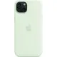 Чехол для мобильного телефона Apple iPhone 15 Plus Silicone Case with MagSafe - Soft Mint,Model A3124 (MWNG3ZM/A)