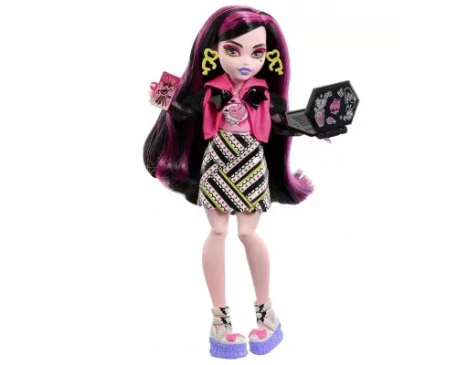 Кукла Monster High Неоновые и бомбезные Ужас-секреты Дракулоры (HNF78)
