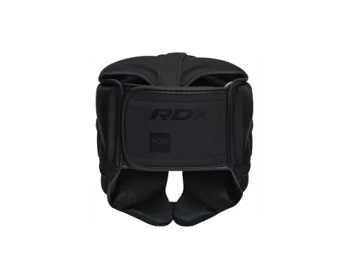 Боксерський шолом RDX T15 Noir Cheek Protector Matte Black L (HGR-T15MB-L)