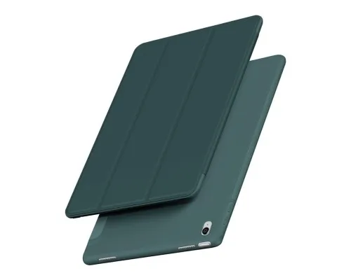 Чохол до планшета BeCover Tri Fold Soft TPU Silicone Apple iPad Air (4/5) 2020/2022 10.9" Dark Green (711130)