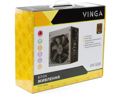 Блок питания Vinga 500W (VPS-500B)