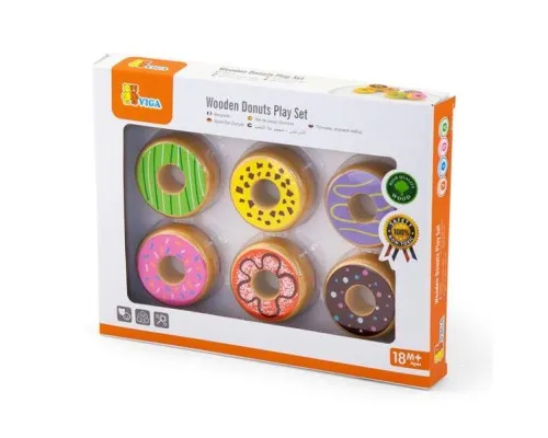 Ігровий набір Viga Toys кулінара Пончики (51604)