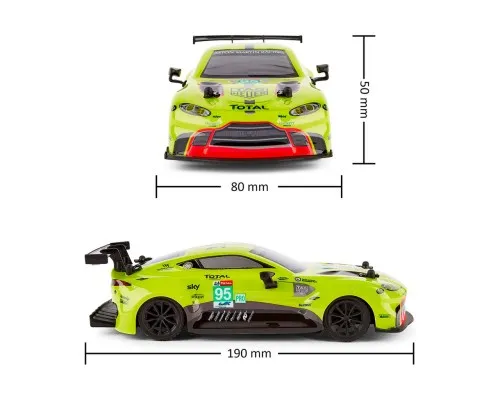 Радіокерована іграшка KS Drive Aston Martin New Vantage GTE (1:24, 2.4Ghz, зелений) (124RAMG)