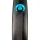 Поводок для собак Flexi Black Design L лента 5м (синий) (4000498034132)