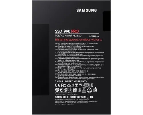 Накопитель SSD M.2 2280 1TB Samsung (MZ-V9P1T0BW)