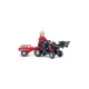Веломобиль Falk Case Ih Maxxum трактор на педалях красный (961AM)