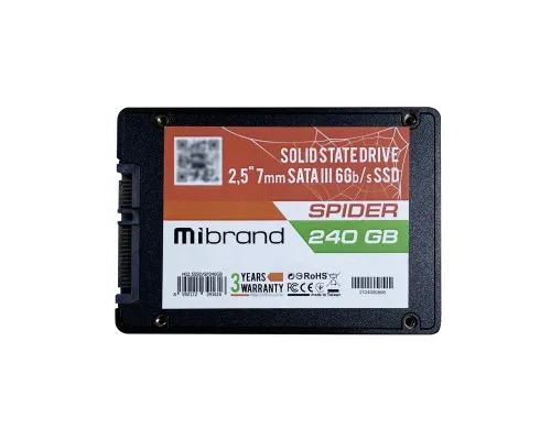 Накопитель SSD 2.5 240GB Mibrand (MI2.5SSD/SP240GBST)
