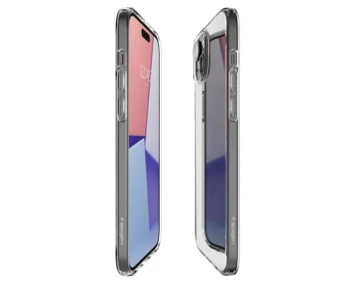 Чохол до мобільного телефона Spigen Apple iPhone 15 Plus Liquid Crystal, Crystal Clear (ACS06647)