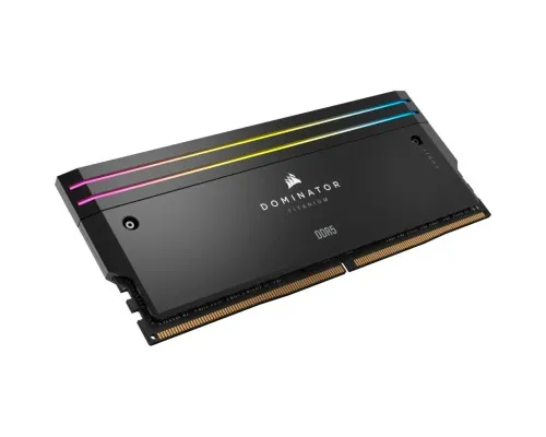 Модуль памяти для компьютера DDR5 32GB (2x16GB) 6000 MHz Dominator Titanium RGB Corsair (CMP32GX5M2B6000C30)