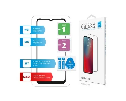Скло захисне ACCLAB Full Glue Realme C21Y (1283126518393)