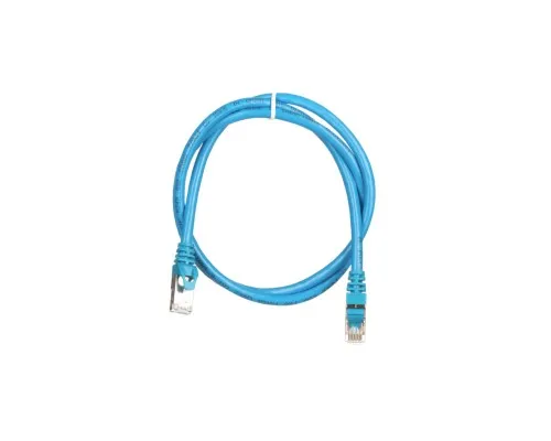 Патч-корд 1м S/FTP Cat 6 CU PVC 26AWG 7/0.16 blue 2E (2E-PC6SFTPCOP-100BL)