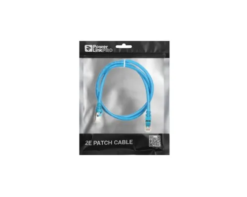 Патч-корд 1м S/FTP Cat 6 CU PVC 26AWG 7/0.16 blue 2E (2E-PC6SFTPCOP-100BL)