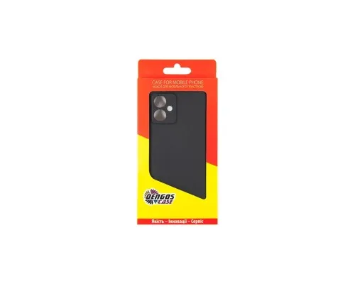 Чохол до мобільного телефона Dengos Kit for Motorola G54 case + glass DENGOS (Black) (DG-CC-01)