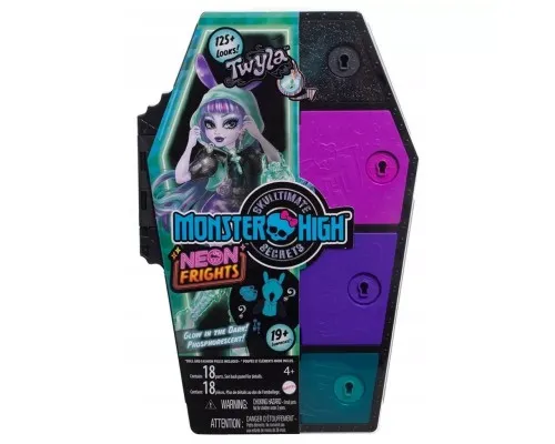 Лялька Monster High Неонові та бомбезні Жахо-секрети Твайли (HNF82)