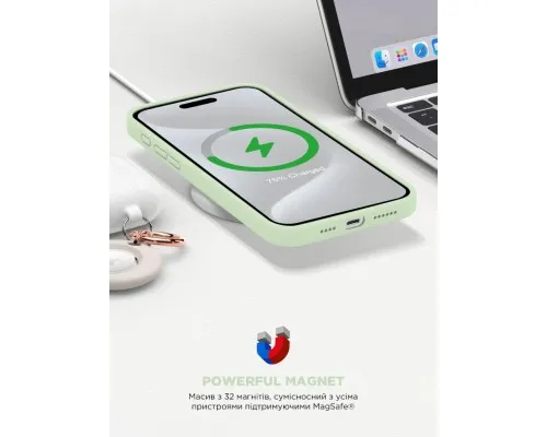 Чохол до мобільного телефона Armorstandart ICON2 MagSafe Apple iPhone 15 Pro Soft Mint (ARM77006)