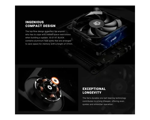 Кулер для процессора ID-Cooling IS-37-XT Black