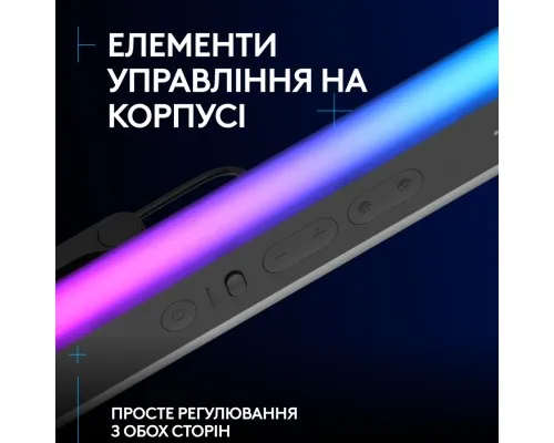 Настільна лампа Logitech Litra Beam Premium LED Streaming Key Light with TrueSoft (L946-000020)