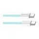 Дата кабель USB-C to USB-C 1.0m 60W 3.0А blue ColorWay (CW-CBPDCC061-BL)