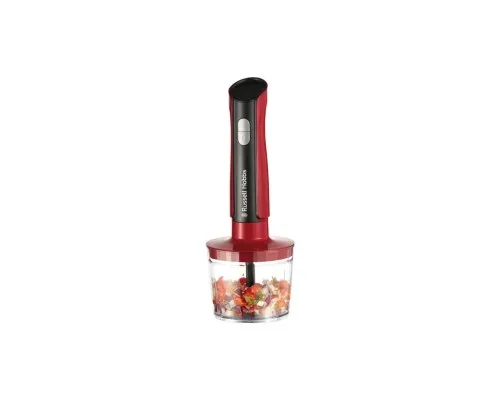 Блендер Russell Hobbs Hobbs заглибний Desire Red, 500Вт, чаша-500мл, вінчик, міні-подріб. (27140-56)