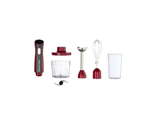 Блендер Russell Hobbs Hobbs заглибний Desire Red, 500Вт, чаша-500мл, вінчик, міні-подріб. (27140-56)