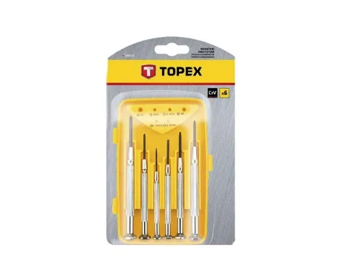 Набір викруток Topex прецизійних, 6 шт. (39D559)