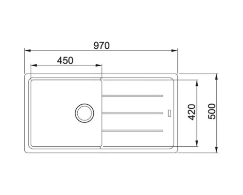 Мойка кухонная Franke BASIS BFG 611-97/114.0363.932