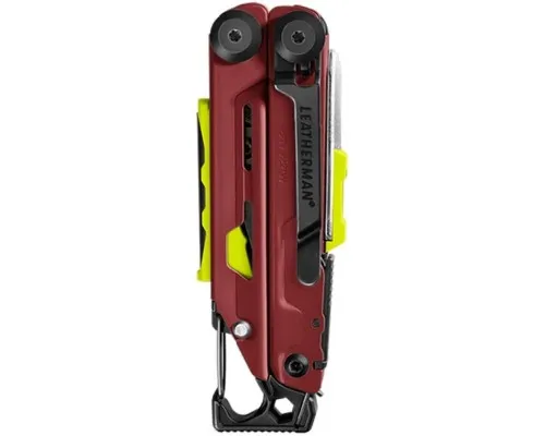 Мультитул Leatherman SIGNAL CRIMSON, синтетический чехол, картонна коробка (832745)