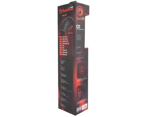 Мишка Marvo M355+G1 USB Black (M355+G1)