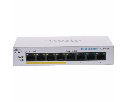 Коммутатор сетевой Cisco CBS110-8PP-D-EU