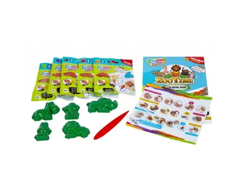 Набор для творчества Paulinda Crayon clay 2 в 1 Зоопарк (PL-194002)