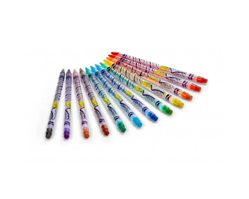 Олівці кольорові Crayola Твіст викручуються та стираються 12 шт (256360.024)