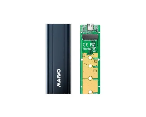 Кишеня зовнішня Maiwo M.2 SSD NVMe (PCIe) — USB 3.1 Type-C (K1686P space grey)